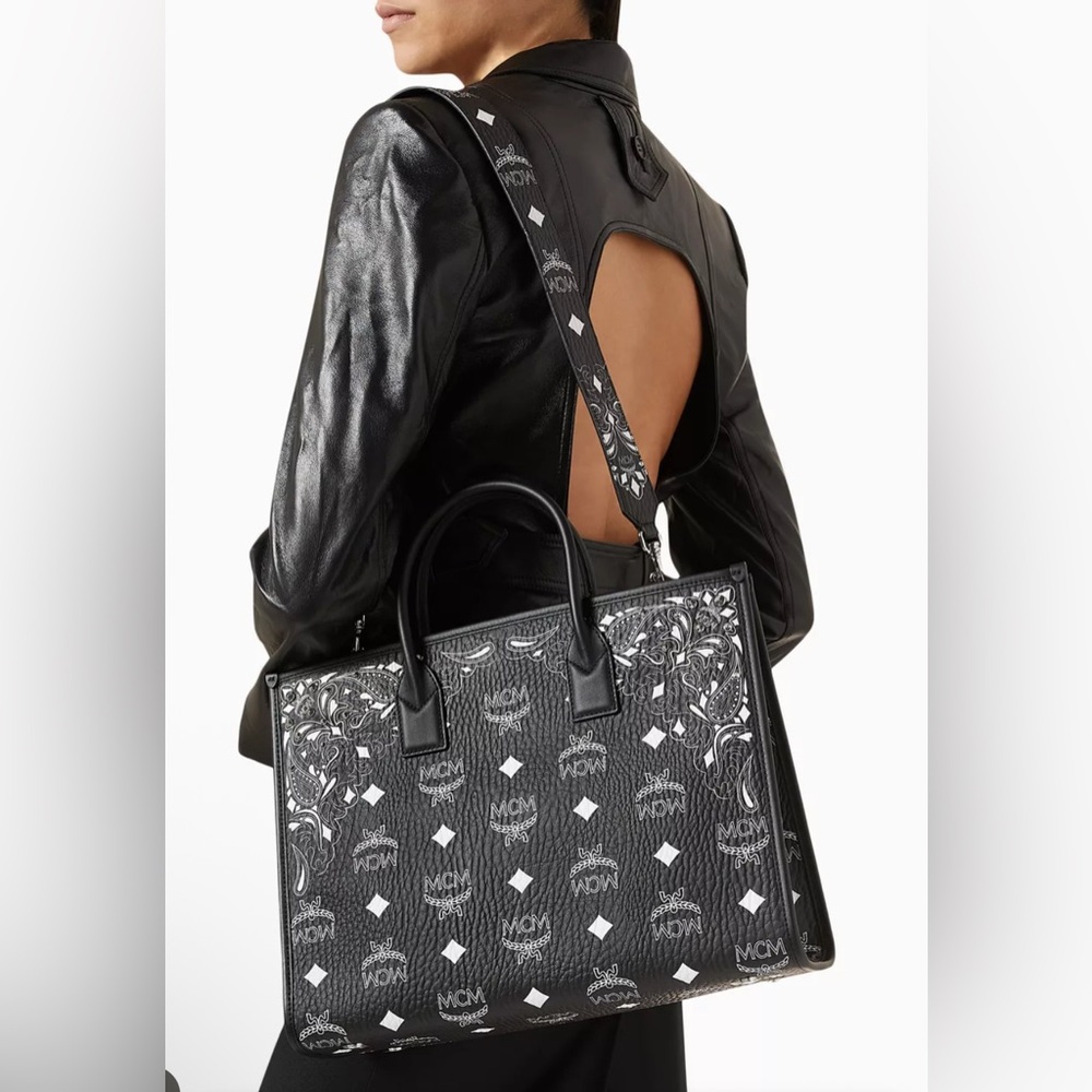 MCM Munchen Bandana-print Tote bag